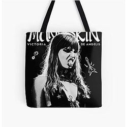 Maneskin Victoria De Angelis All Over Print Tote Bag