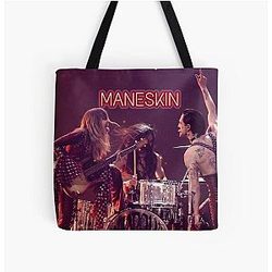 Maneskin rock band Måneskin All Over Print Tote Bag