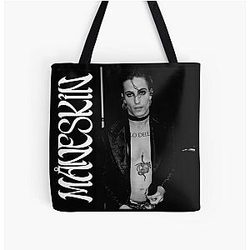 Damiano David Maneskin All Over Print Tote Bag