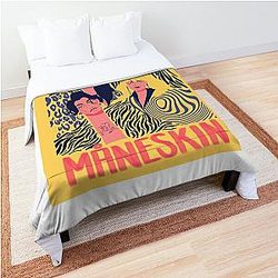 Maneskin Poster Long . Comforter