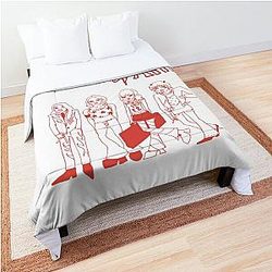 Maneskin doodle Maneskin  Comforter
