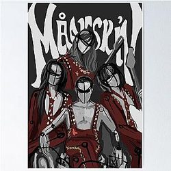 Måneskin glamour rock band Maneskin Poster