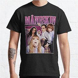 Maneskin Måneskin - Winners of Eurovision Song Contest 2021 Italy Zitti E Buoni Retro Vintage Classic T-Shirt