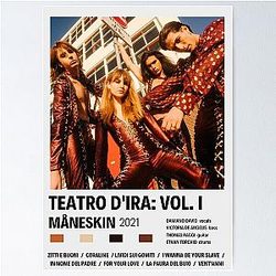 maneskin - teatro d'ira: vol i Poster