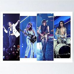 MANESKIN, maneskin, måneskin Poster