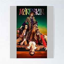 Måneskin rock band Maneskin Pride Poster