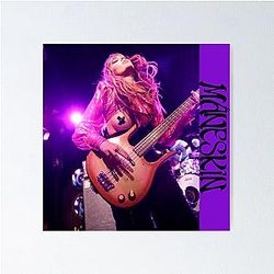 Victoria De Angelis Maneskin Rock Band Poster