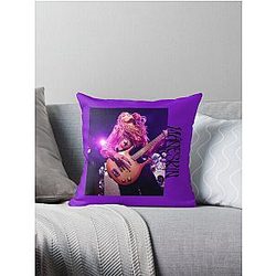 Victoria De Angelis Maneskin Rock Band Throw Pillow