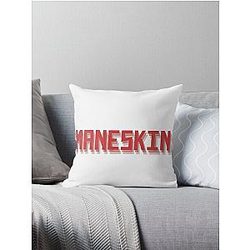 Maneskin-maneskin t-shirts,etc. Throw Pillow
