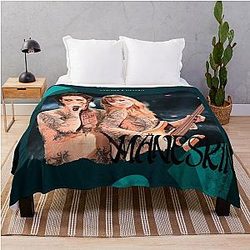 Damiano David Maneskin & Victoria Throw Blanket