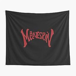 Maneskin red logo Tapestry