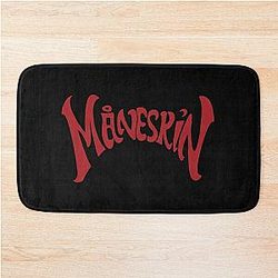 Maneskin red logo Bath Mat