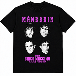 Circo Massimo Portraits Graphic LA 0106 Maneskin T-Shirts