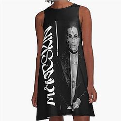 Damiano David Maneskin A-Line Dress