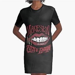 Maneskin Maneskin   .    Graphic T-Shirt Dress