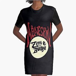  MANESKIN Maneskin	 Graphic T-Shirt Dress