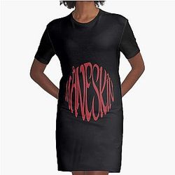 MANESKIN maneskin,måneskin Graphic T-Shirt Dress