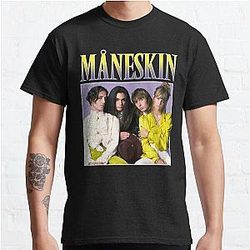 Maneskin Måneskin - Winners of Eurovision Song Contest 2021 Italy Zitti E Buoni Retro Vintage Classic T-Shirt