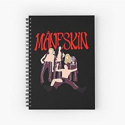 maneskin Spiral Notebook