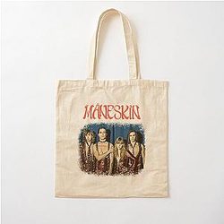 maneskin damiano david Shirt Tee Cotton Tote Bag