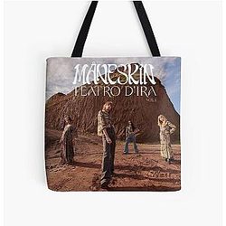 maneskin tour All Over Print Tote Bag
