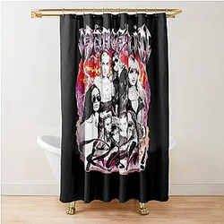 Maneskin Rush Vintage Shower Curtain