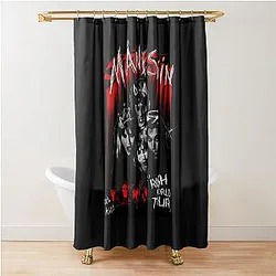 Maneskin Comic Art Band Poster Shower Curtain