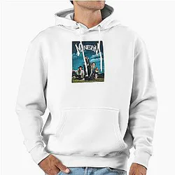 Maneskin Original Vintage Music Band Poster Wall Art Pullover Hoodie