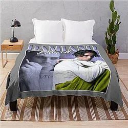 Damiano David Måneskin Eurovision 2021 Throw Blanket