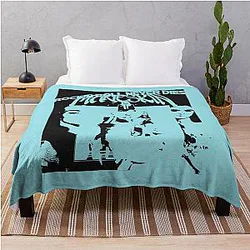 Maneskin Comic Band Poster Throw Blanket