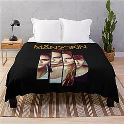 Maneskin Comic Art Band Throw Blanket