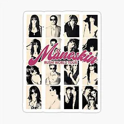 Maneskin Comic Band Poster Sticker