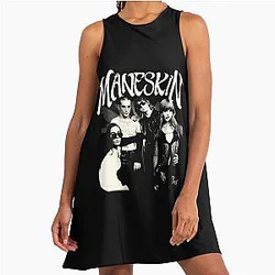Maneskin Band Women A-Line Dress