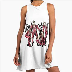 Maneskin Rock Fanart A-Line Dress