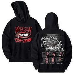 Hot! Loud Kids On Tour   Maneskin Hoodies
