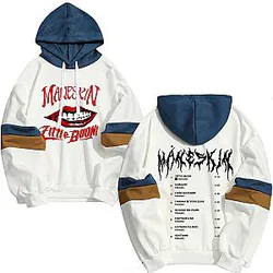 Maneskin Logo Lips Fashion Pullover Hoodie Maneskin Hoodies