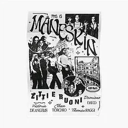 Rock Band Art Maneskin Posters