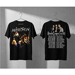 Hot! Loud Kids Europe Tour 23  Maneskin T-Shirts