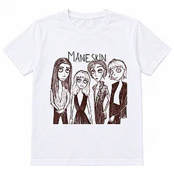 Hot! MÃ¥neskin Rock Band Printed  Maneskin T-Shirts