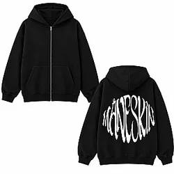 Italian Rock Band  Zipped Maneskin Hoodies