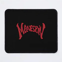 Maneskin Red Logo Mouse Pad