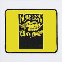 Maneskin Comic Art Band Poster Mouse Pad