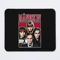Maneskin Comic Band Poster Mouse Pad