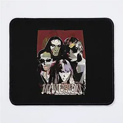 Maneskin Comic Band Poster Mouse Pad