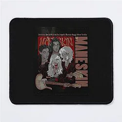 Maneskin Comic Band Poster Mouse Pad