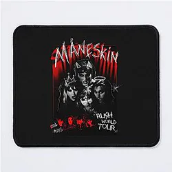 Måneskin Comic Art Band Mouse Pad