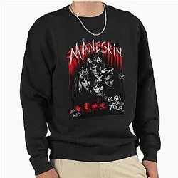 Maneskin Comic Art Band Sweatshirt