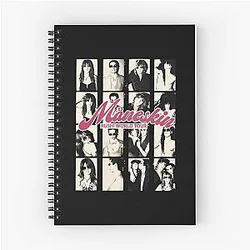 Maneskin Music Tour World Spiral Notebook