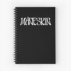 Maneskin Fan Spiral Notebook