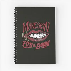 The cleaned title is:

Maneskin Spiral Notebook